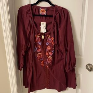 Johnny was plus too, 2x! Beautiful burgundy!